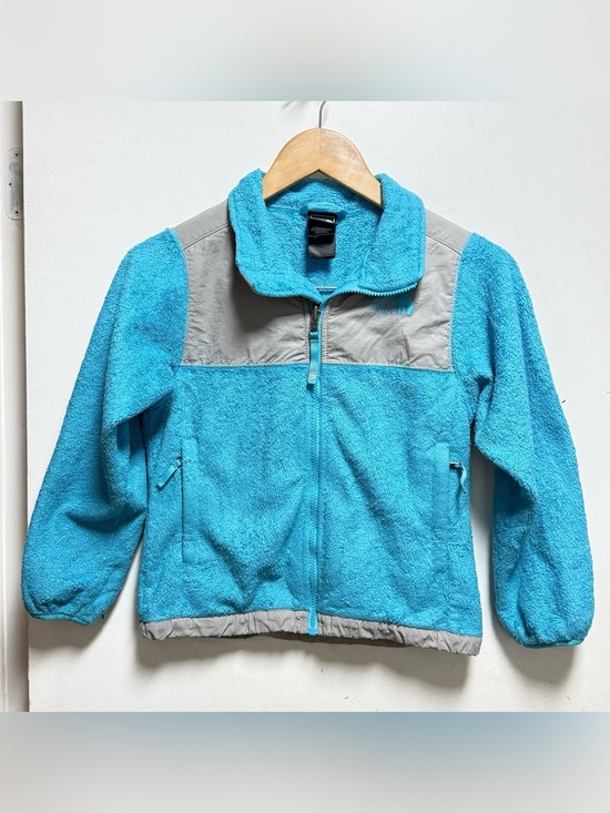 The North Face Other - The North Face Aqua Blue and Light Gray Fleece Jacket